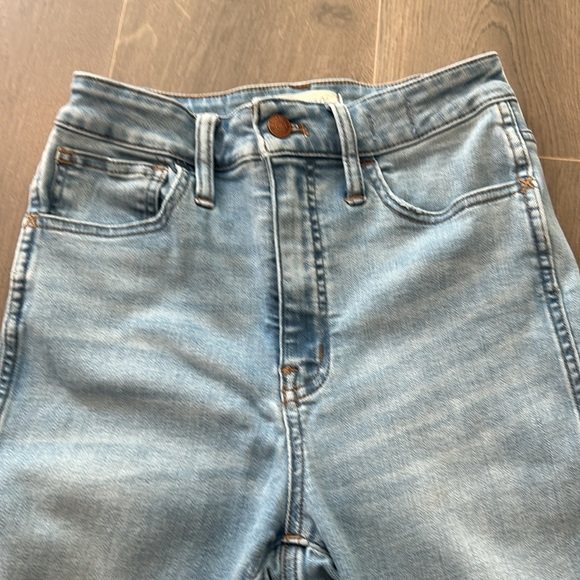 Madewell Curvy Roadtripper High Rise Skinny Jeans Blue Denim Women’s Size 25 - Picture 5 of 17